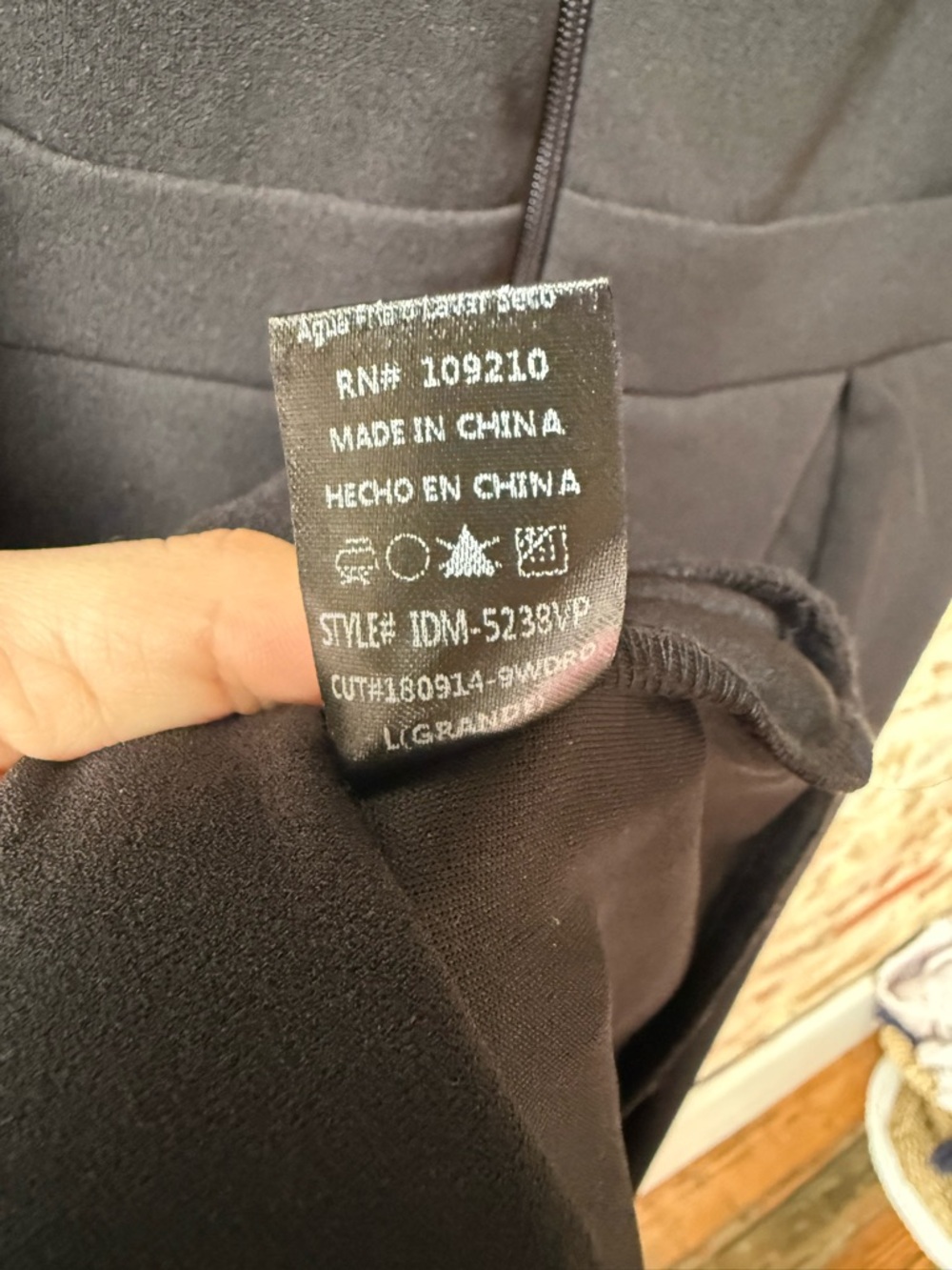 Windsor Black V-Neck Spaghetti-Strap Maxi Dress - Picture 5 of 5